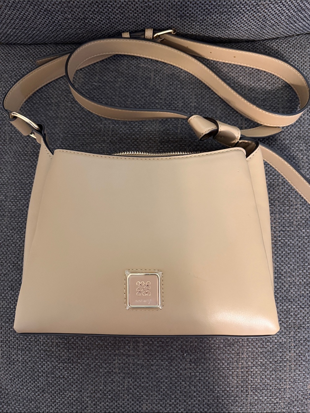 Nine West Beige Cream Crossbody Bag